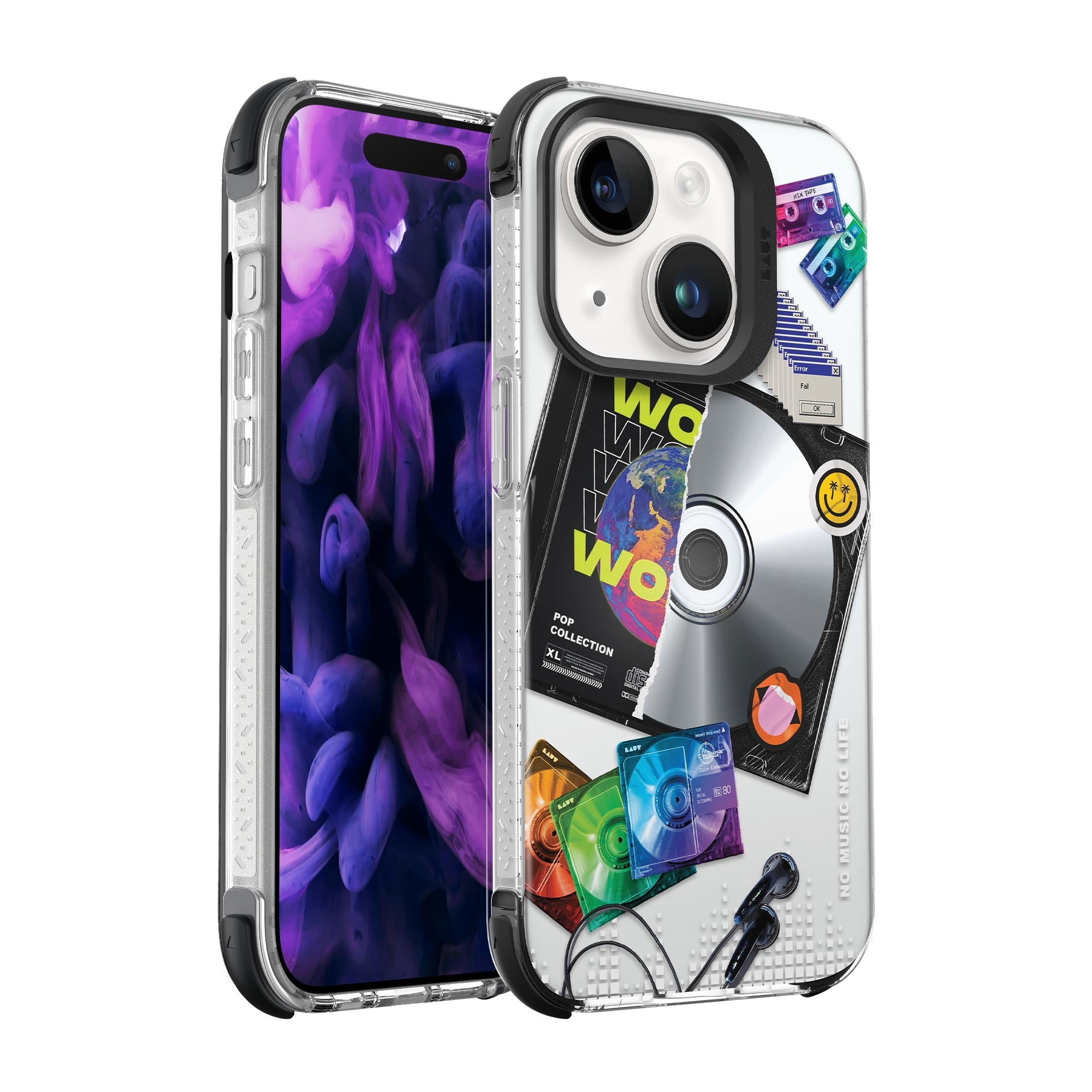 POP RETRO MUSIC case for iPhone 15/14/13 Magsafe Compatible