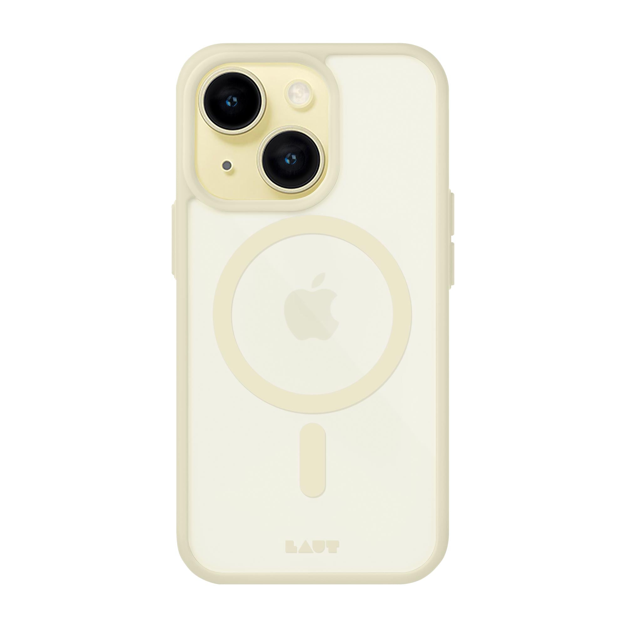 HUEX PROTECT case for iPhone 15/14/13 YELLOW