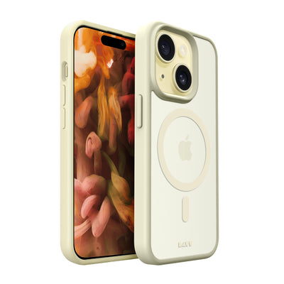 HUEX PROTECT case for iPhone 15/14/13 YELLOW