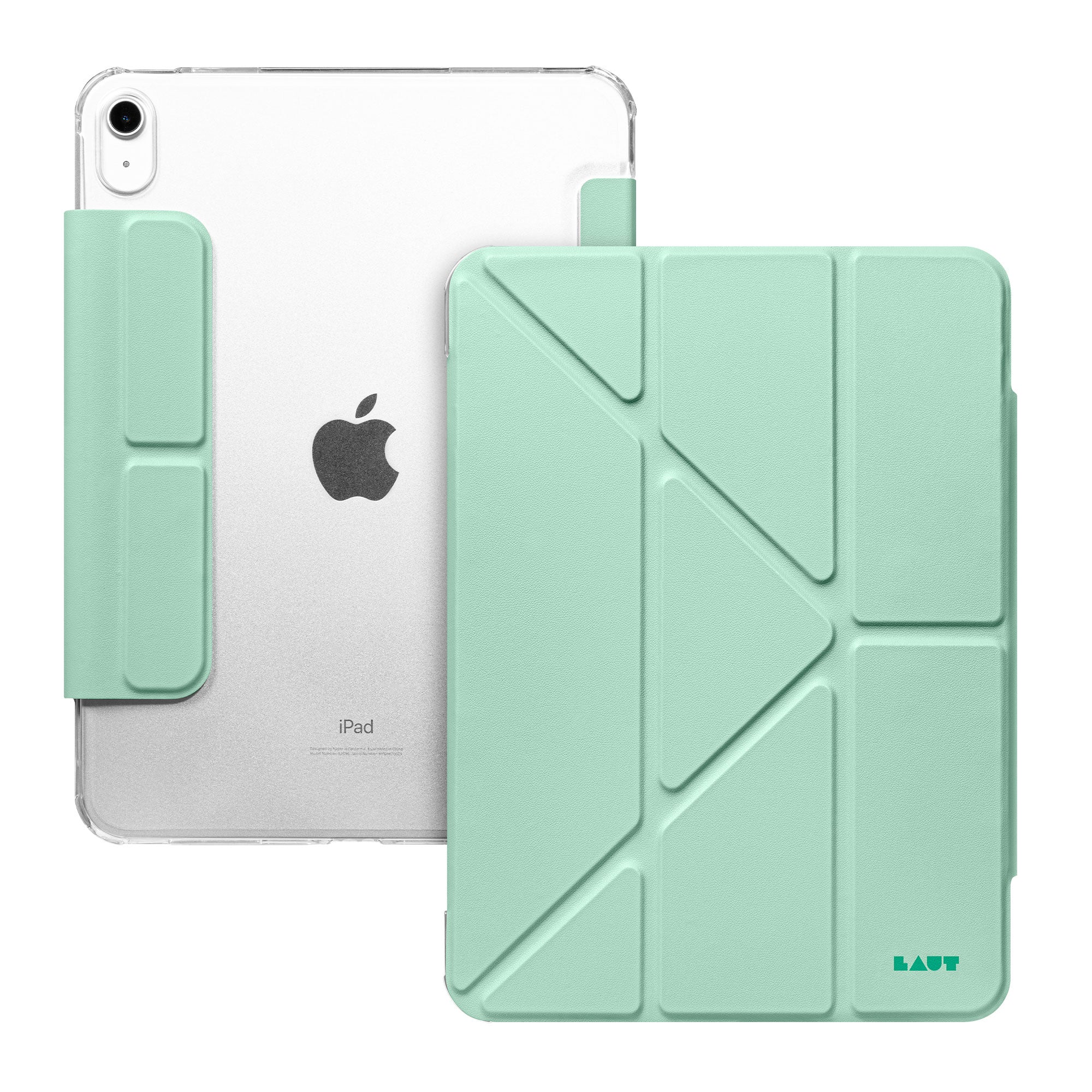 HUEX FOLIO Versatile Stand case with Stylus Pen Slot for iPad 10.9-inch ((A16) 11th Gen, 2025 / 10th Gen, 2022) - GREEN