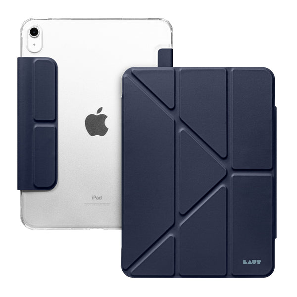 HUEX FOLIO Versatile Stand case with Stylus Pen Slot for iPad 10.9-inch ((A16) 11th Gen, 2025 / 10th Gen, 2022) - NAVY