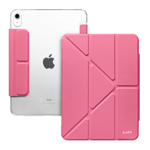 HUEX FOLIO Versatile Stand case with Stylus Pen Slot for iPad 10.9-inch (10th Gen) (2022) - PINK