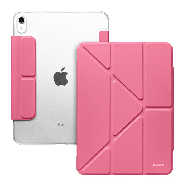HUEX FOLIO Versatile Stand case with Stylus Pen Slot for iPad 10.9-inch ((A16) 11th Gen, 2025 / 10th Gen, 2022) - PINK