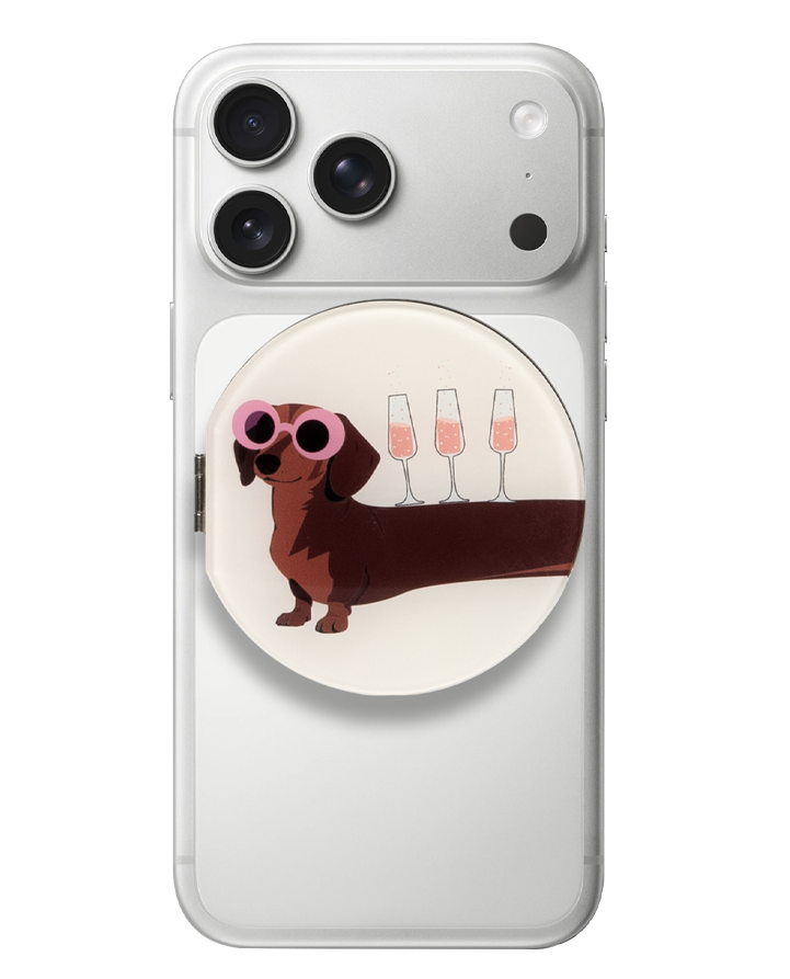Mirror Stand - Dackel / Cheers!