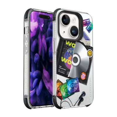 POP RETRO MUSIC case for iPhone 15/14/13 Magsafe Compatible