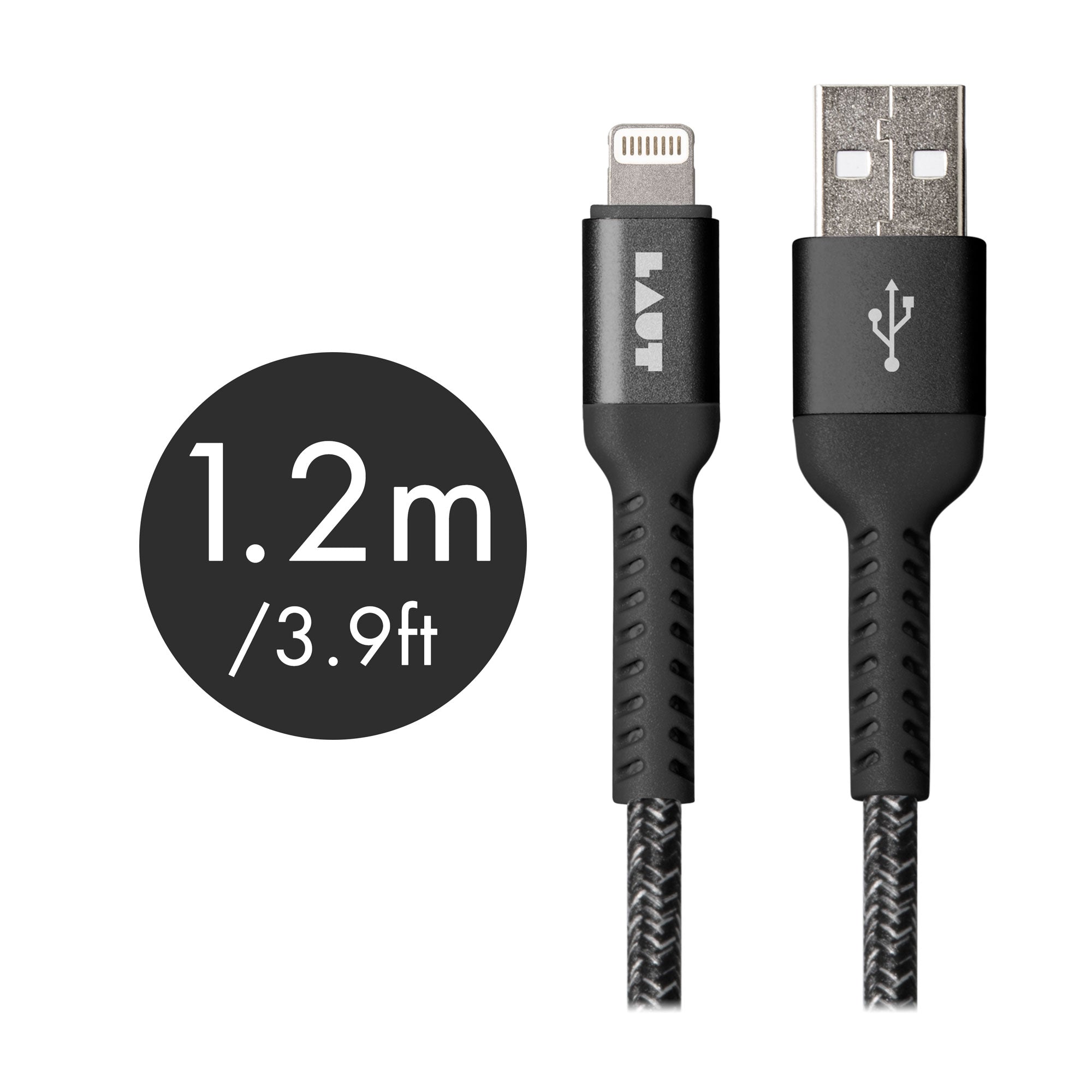 LINK TOUGH MATTER 1.2m/3.9ft USB A to Lightning Cable