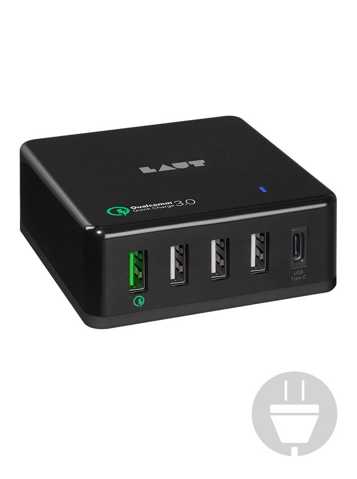 LAUT-QUINT-X2 USB CHARGER-Power-For Smartphone & Tablet